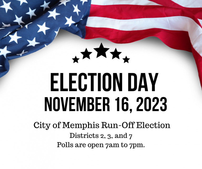 ELECTION DAY City of Memphis RunOff Election Shelby County